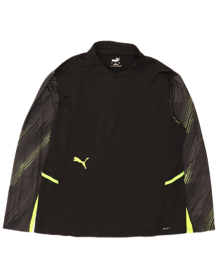 PUMA Ženska trenirka s patentnim izrezom UK 18 XL crna na pruge