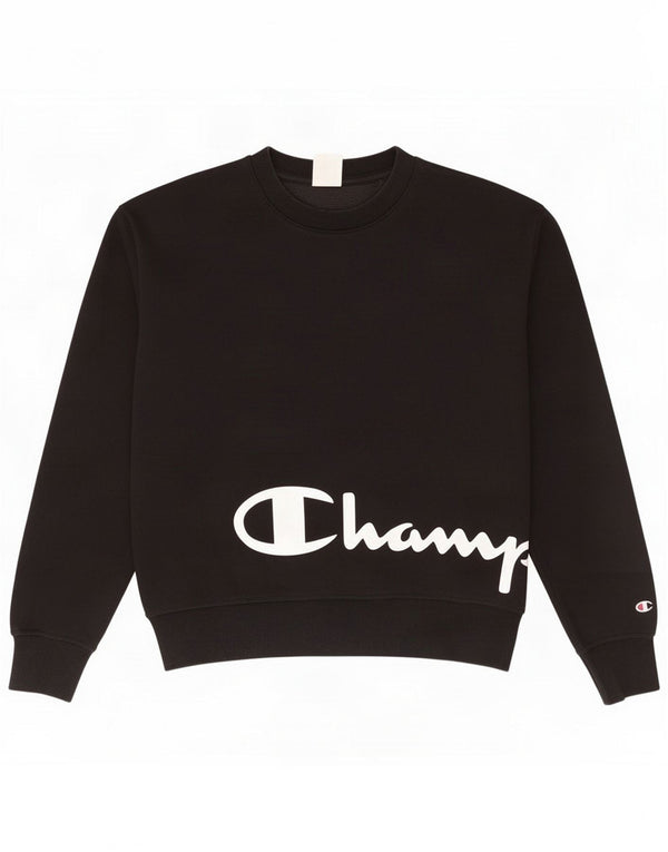 Champion Ženska majica s grafičkim džemperom UK 14 Medium Black