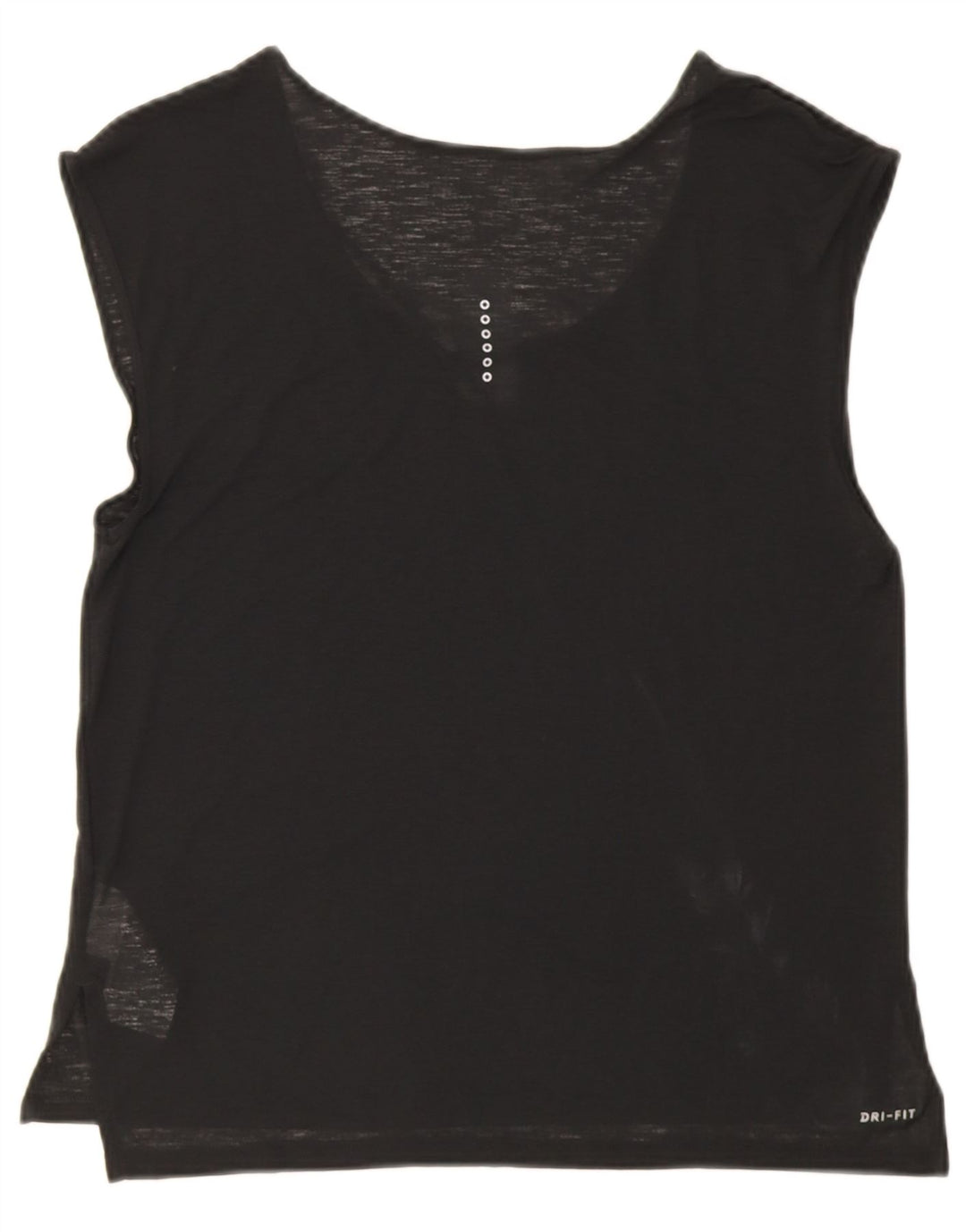 Nike Ženski Dri Fit Vest Top UK 14 srednje crni poliester