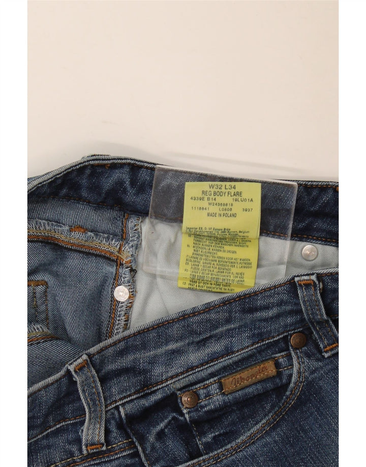Wrangler ženske lepršave traperice W32 L32 plavi pamuk