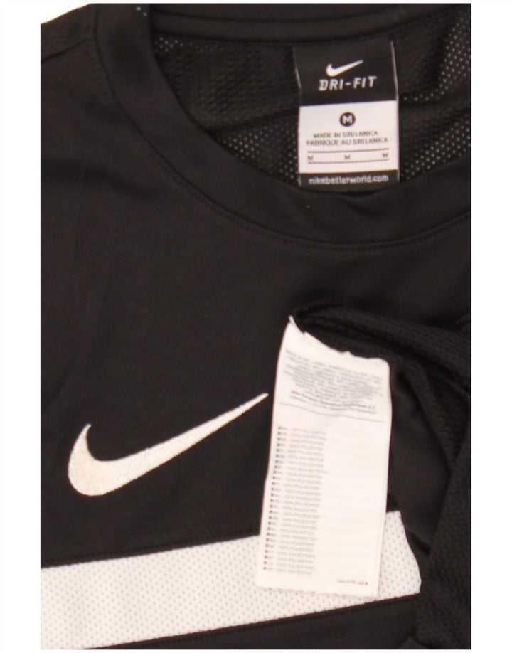 Nike muška majica kratkih rukava Srednje crna poliesterska boja