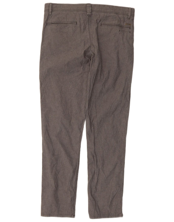 Hugo Boss Muške uske chino hlače EU 50 Large W34 L31 Sivi pamuk
