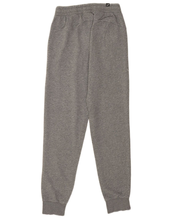 Puma muške trenirke Hlače Joggers Small Grey Flected Cotton