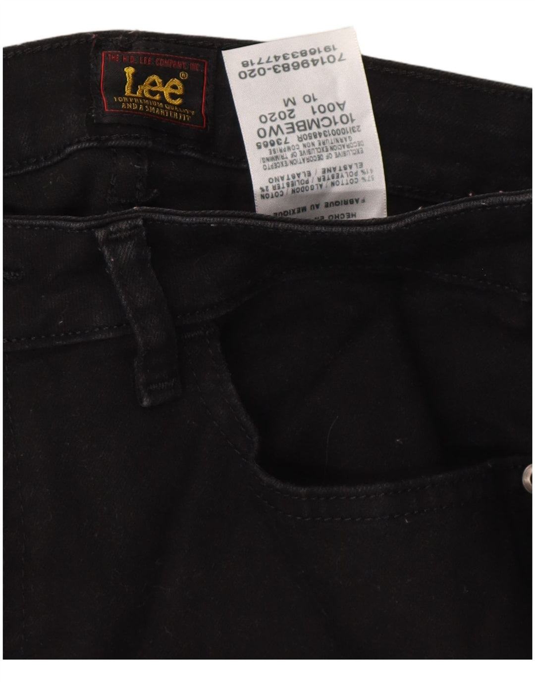 LEE Ženske Bootcut traperice US 10 Large W32 L32 Crni pamuk