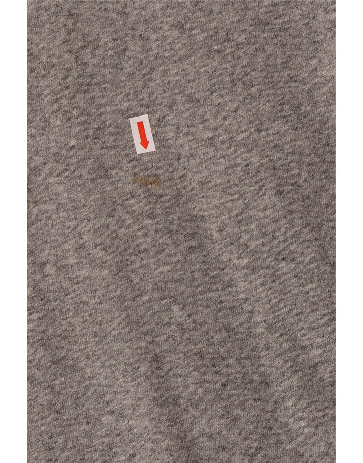 Levi's Ženski džemper s grafičkim motivima UK 14 srednje sivi pamuk