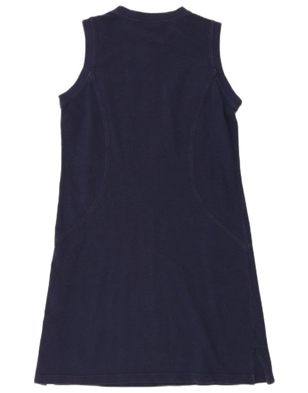 Champion Womens Sleeveless T-Shirt Dress UK 18 XL Navy Blue Cotton