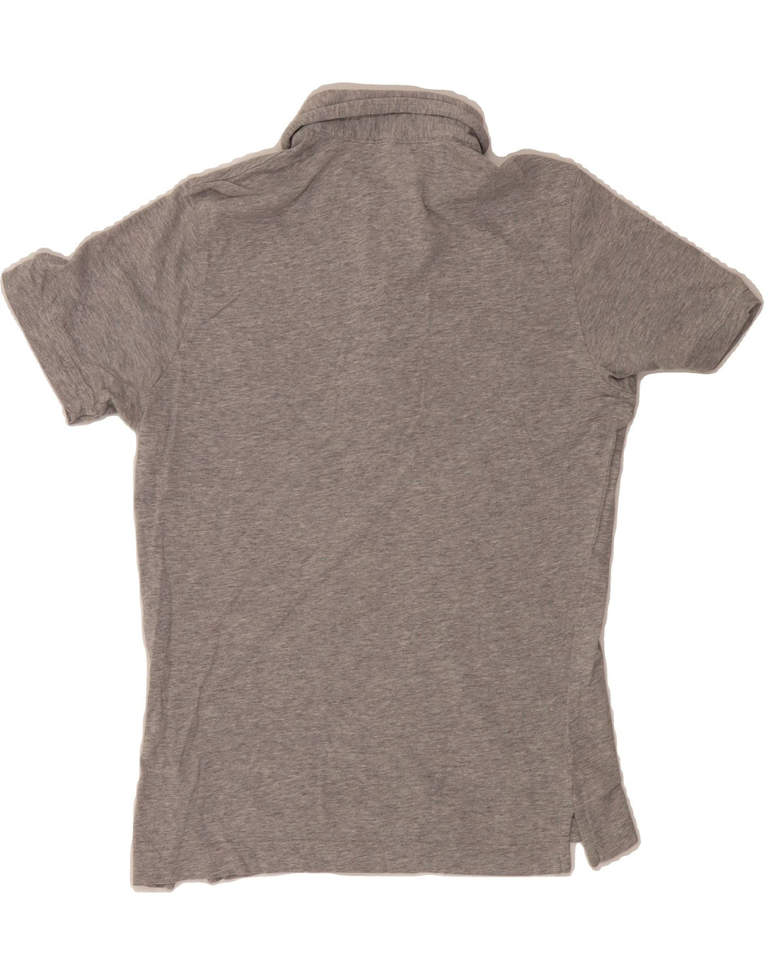 BENETTON Womens Polo Shirt UK 12 Medium Grey Vintage Benetton and Second-Hand Benetton from Messina Hembry 