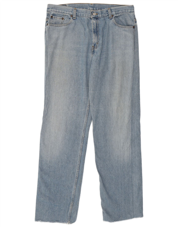 LEVI'S Ženske široke traperice niskog struka 577 US 16 2XL W38 L33 Plavi pamuk