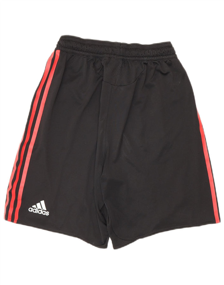 Male crne sportske kratke hlače Adidas AC Milan od poliestera