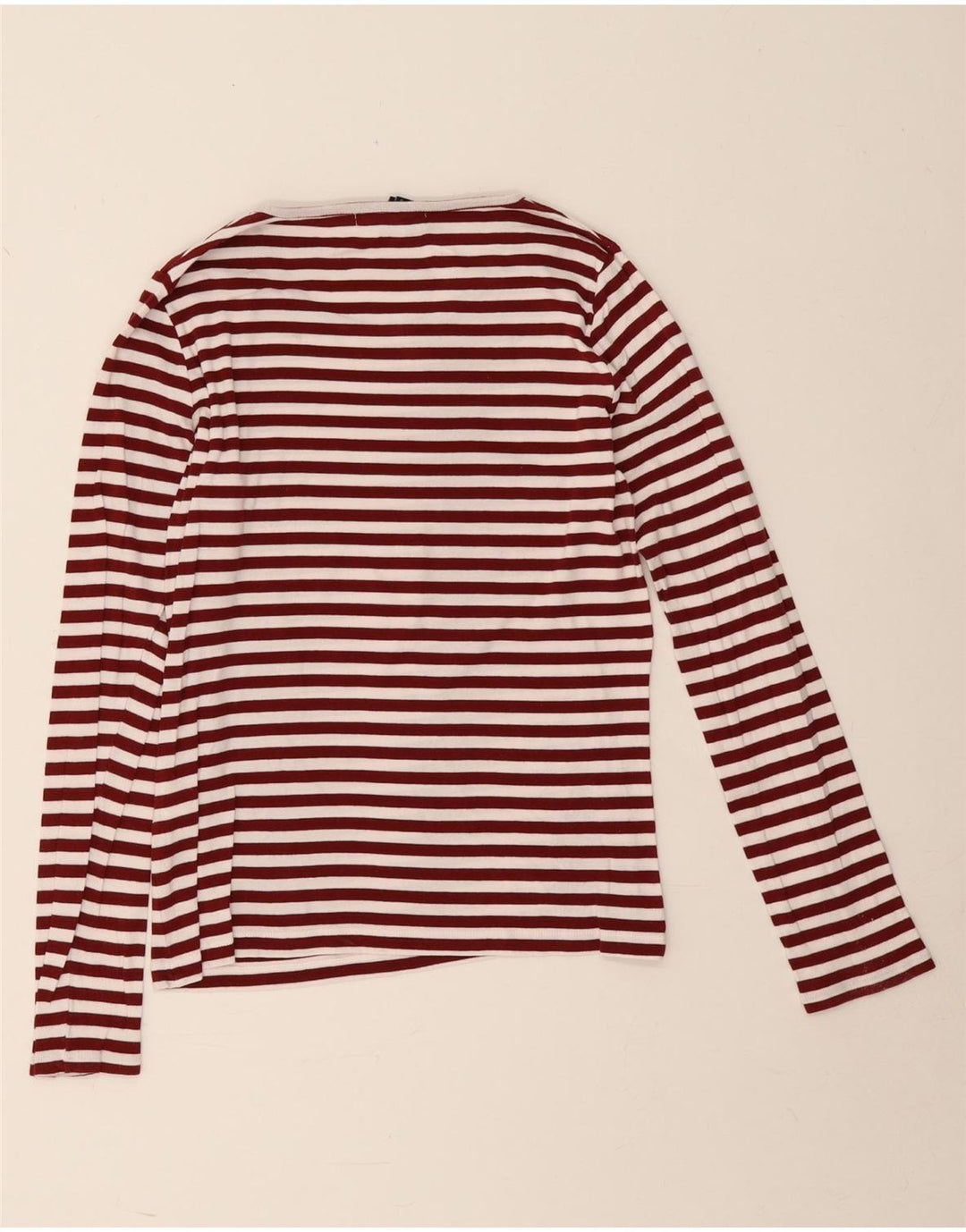 Gant ženska majica dugih rukava UK 12 Srednje bordo na pruge