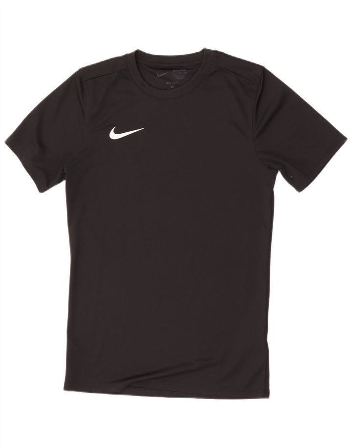 Nike Dri Fit Slim T-Shirt Top mali crni poliester