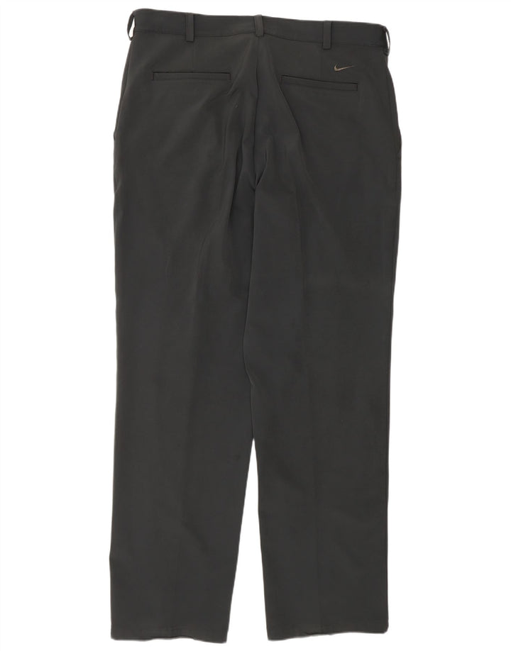 Nike muške golf ravne chino hlače W36 L32 crni poliester