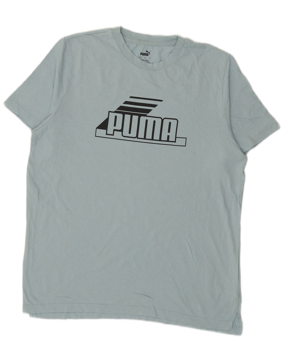 Puma muška majica s grafičkim motivima, veliki tirkizni pamuk