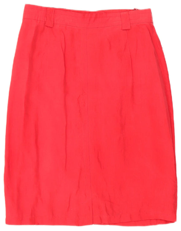 BETTY BARCLAY Ženska pencil suknja UK 14 srednje W28 crvena svila