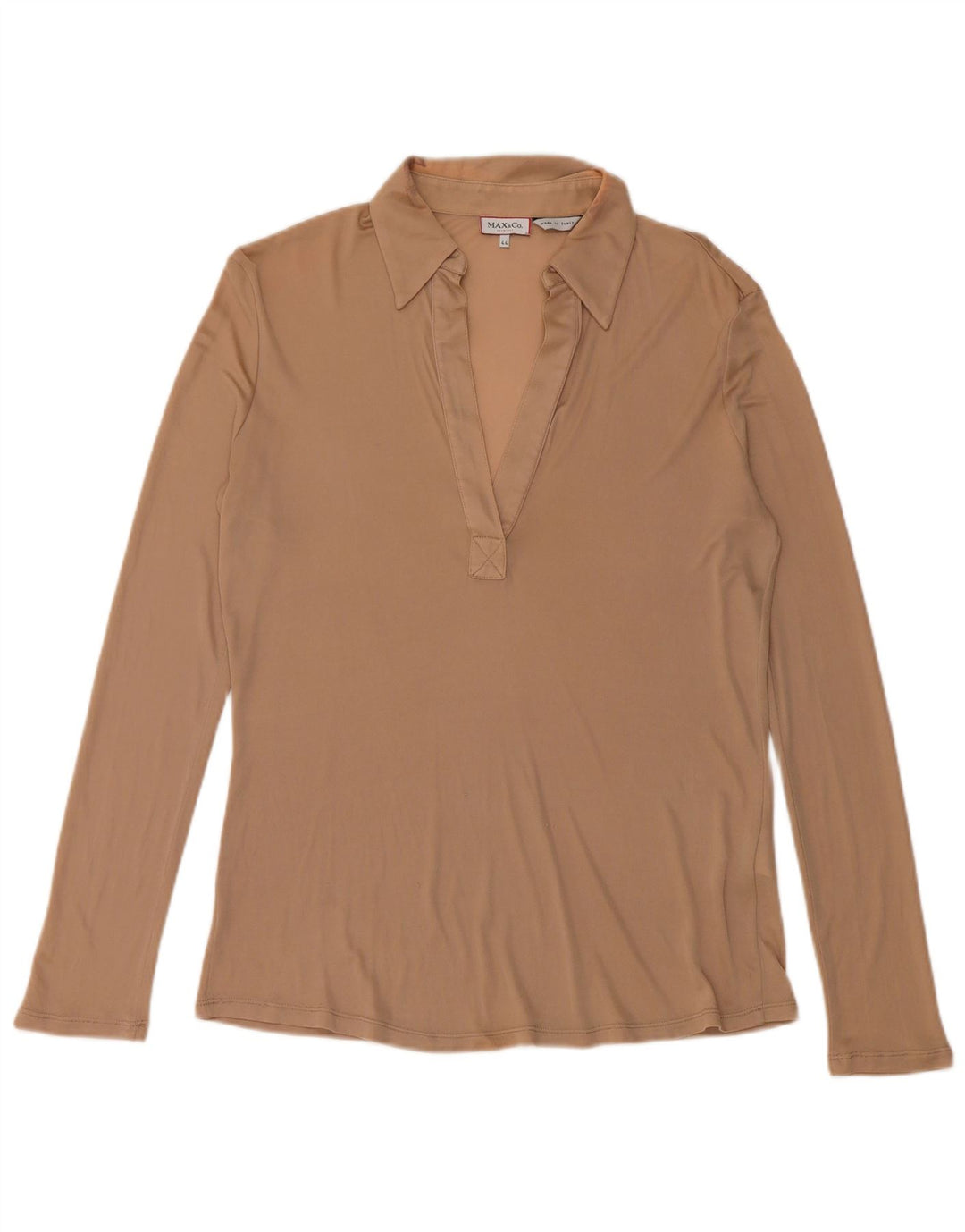 Max & Co. Ženska polo majica dugih rukava UK 12 Srednje bež