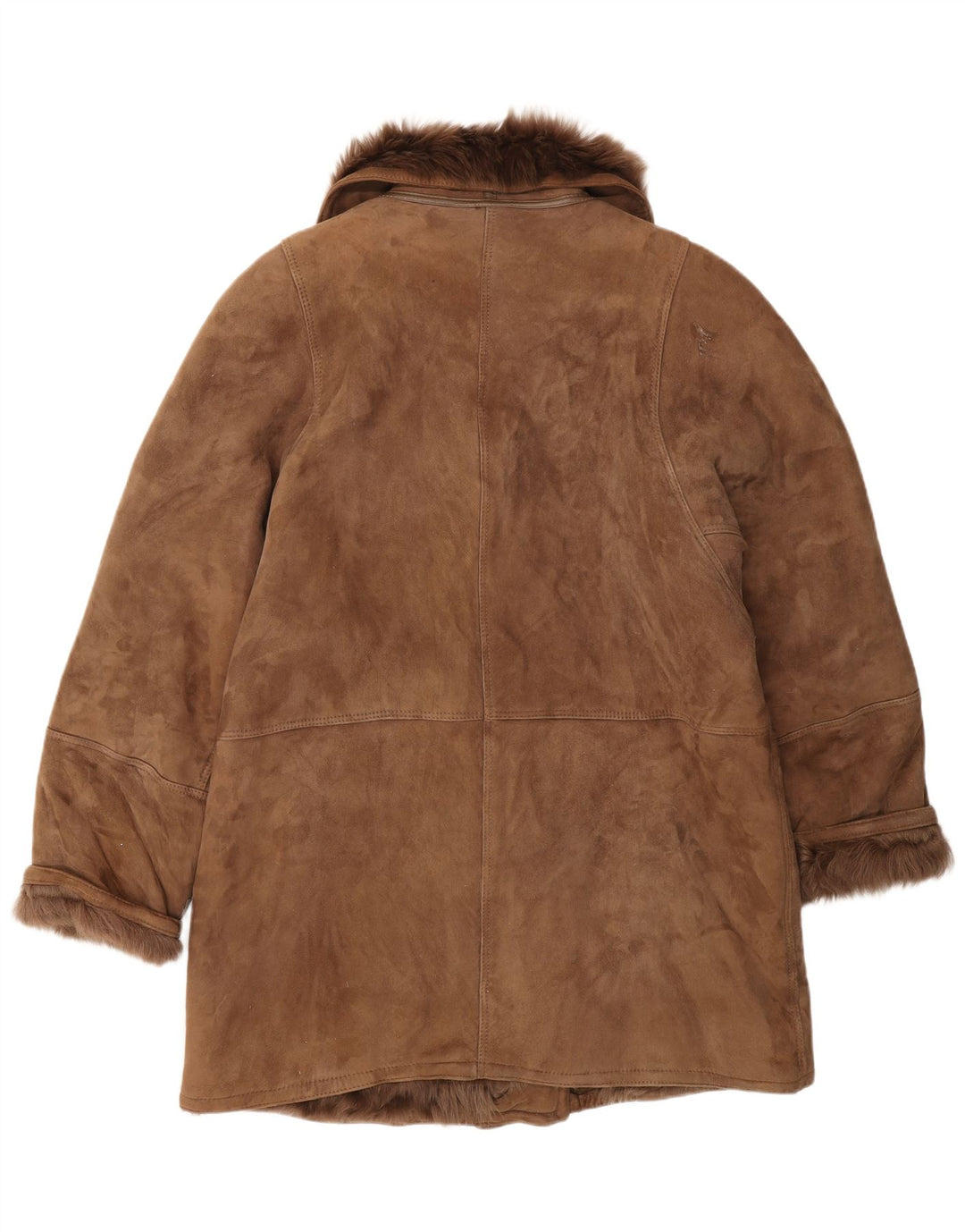 Vintage ženska jakna s ovčicama IT 46 Large Brown Classic
