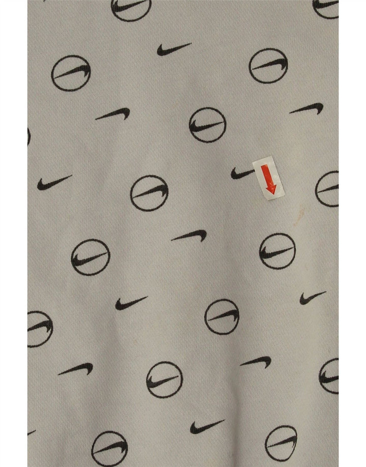 Nike ženska prekomjerna majica s motivom UK 10, mala siva