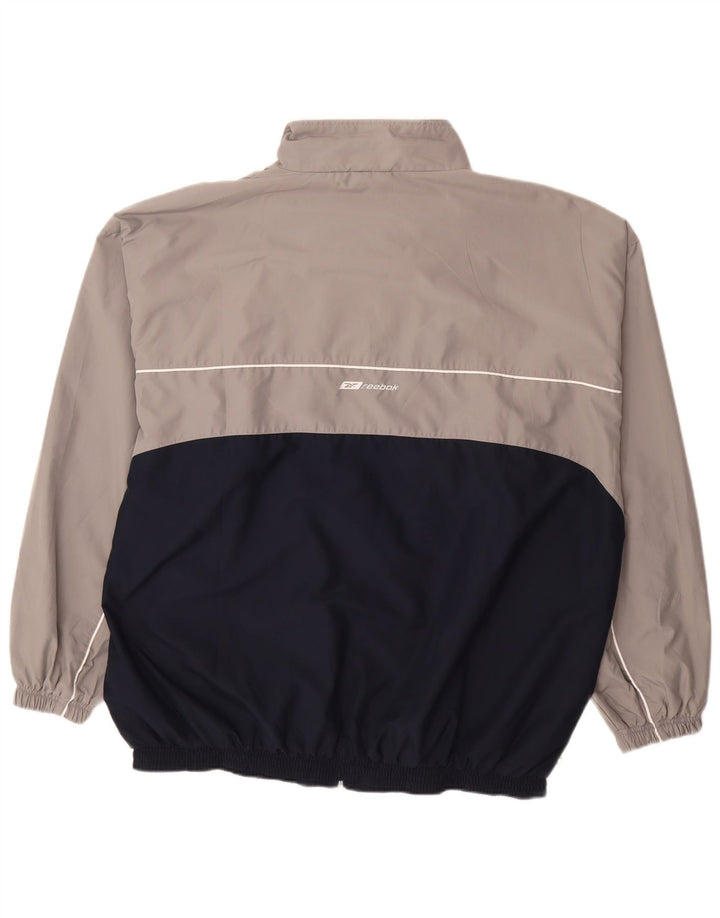 REEBOK muška gornja jakna trenirke 2XL sivi poliester u boji