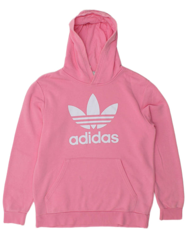 Adidas majica s kapuljačom za dječake, 13-14 godina, ružičasti pamuk