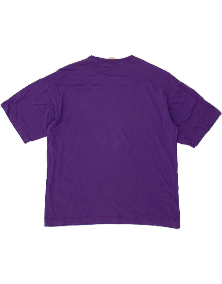 CHAMPION Womens T-Shirt Top UK 14 Medium Purple Vintage Champion and Second-Hand Champion from Messina Hembry 