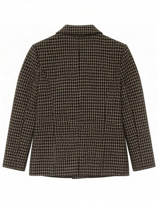 Ženska jakna sa 6 gumba 3/4 rukava Kew UK 14 Srednje zelena houndstooth