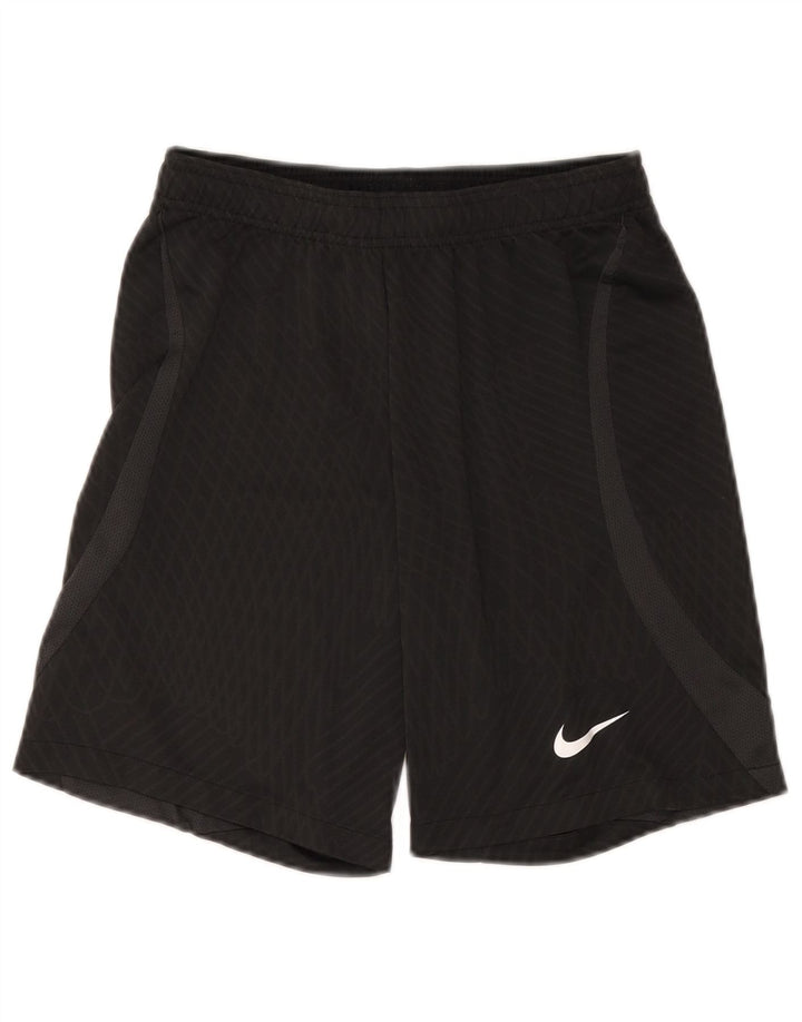 Nike muške Dri Fit Slim Fit kratke sportske kratke hlače male crne karirane poliester