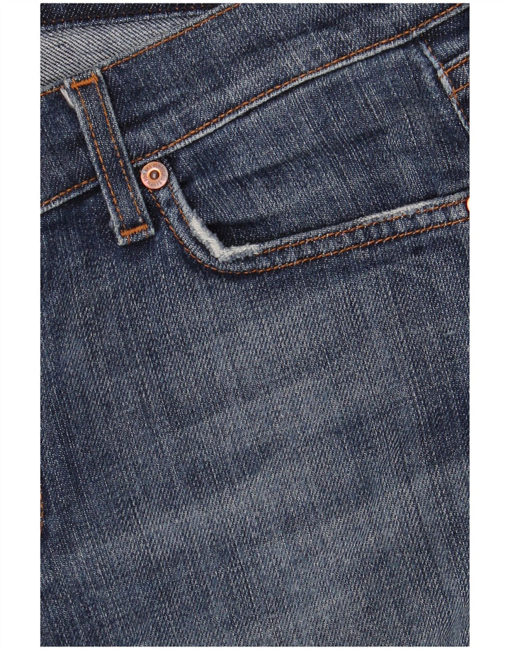 7 For All Mankind Ženske Bootcut traperice W31 L30 Plavi pamuk