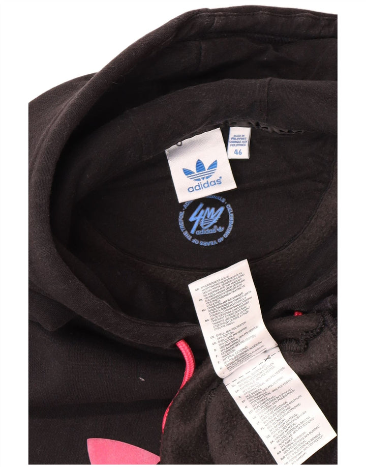 Adidas ženski majica s kapuljačom s grafičkim motivima IT 46 veliki crni poliester