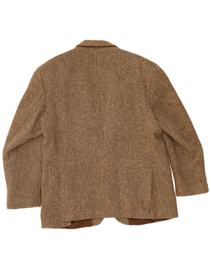 Harris Tweed muški sako sa 2 gumba UK 40 velika smeđa vuna