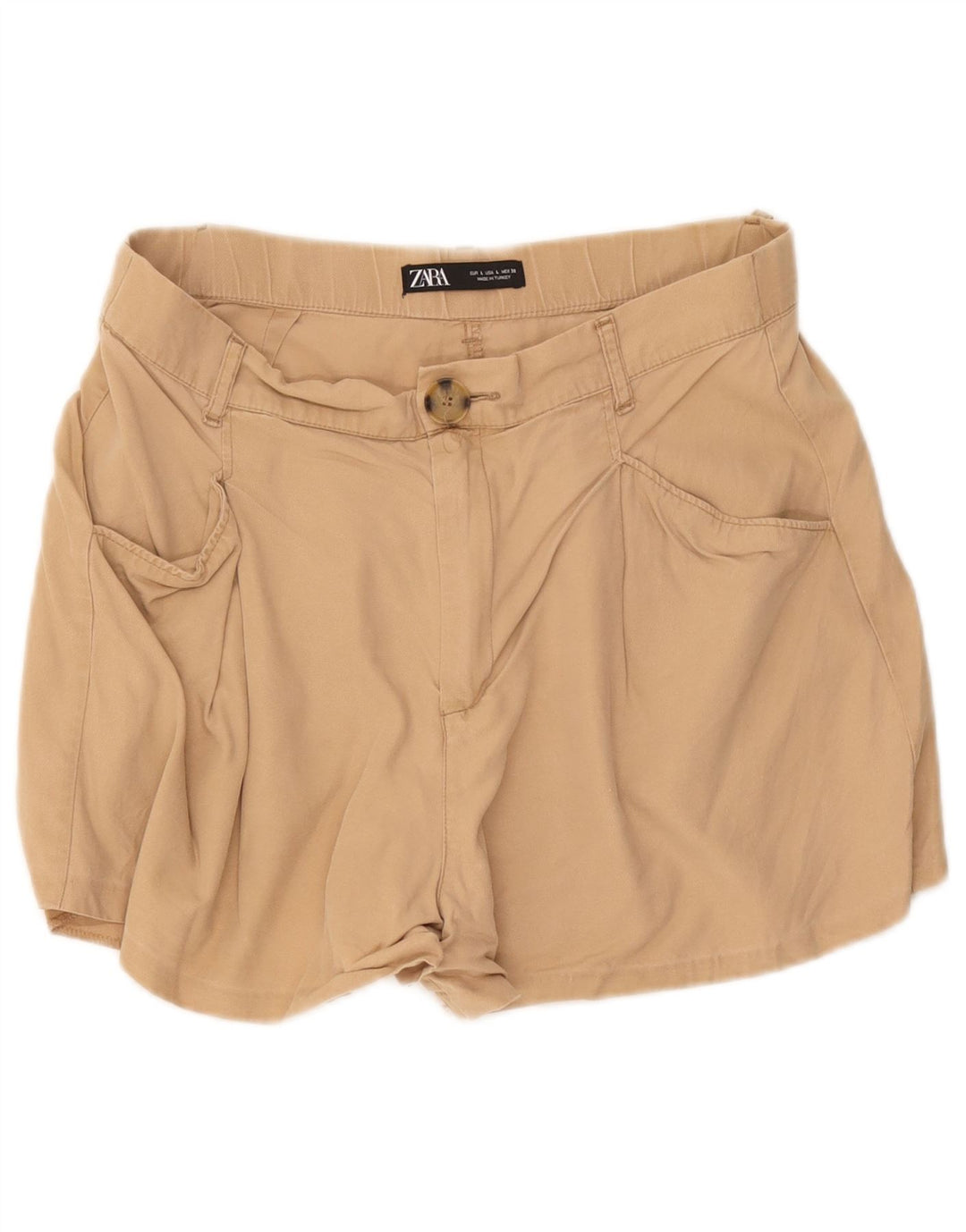Zara ženske ležerne kratke hlače Large W32 Bež
