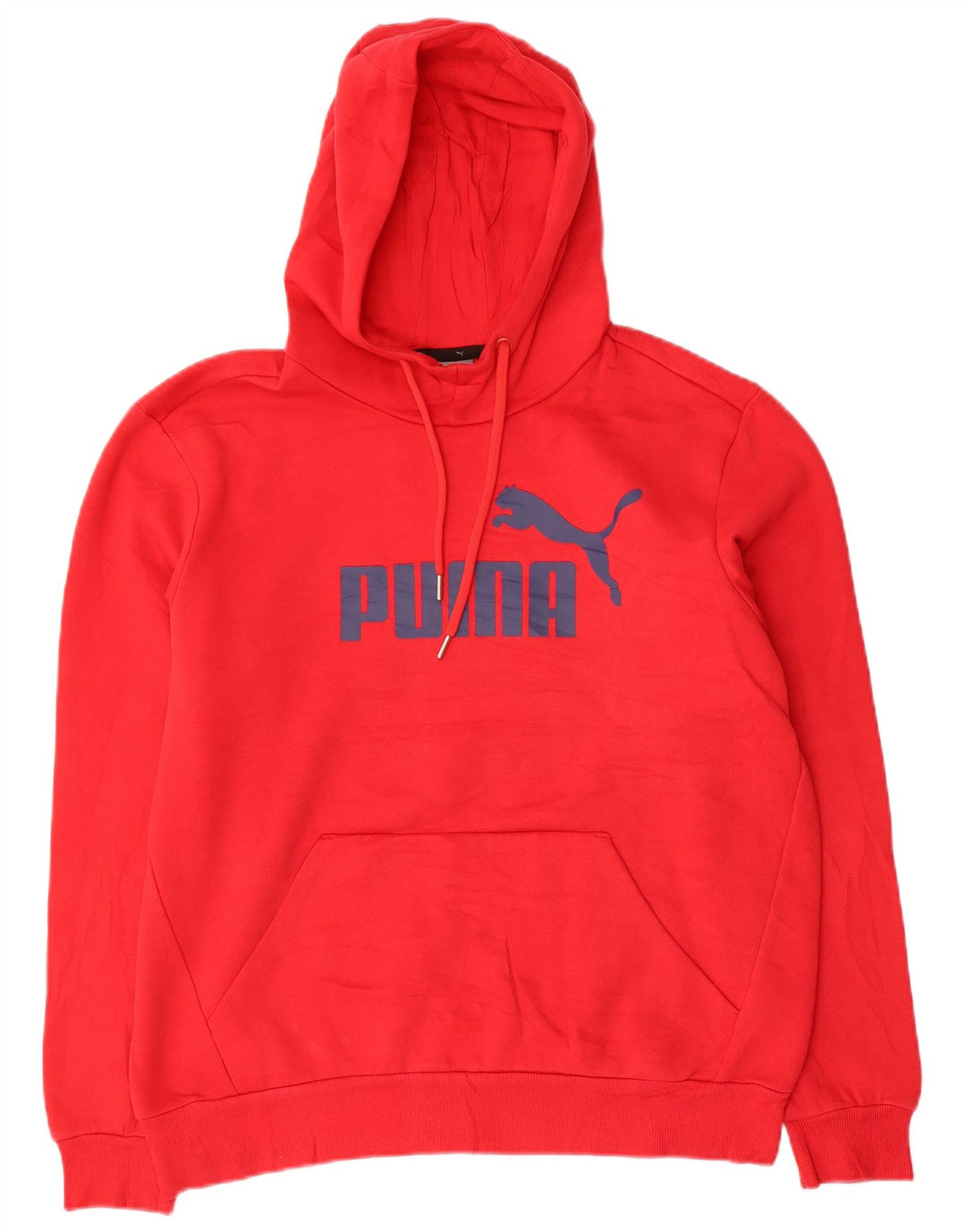 Puma muška majica s kapuljačom srednje veličine, crveni pamuk