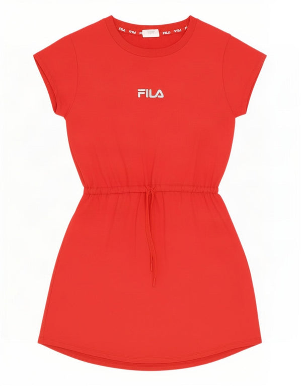 Fila ženska majica kratkih rukava s grafičkim motivima UK 14 Srednje crveni pamuk