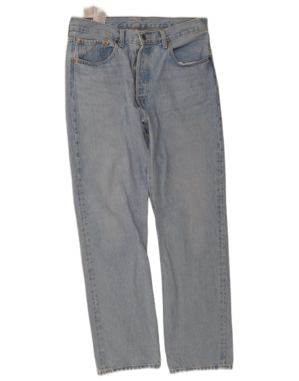 Levi's muške 501 ravne traperice W31 L30 plavi pamuk