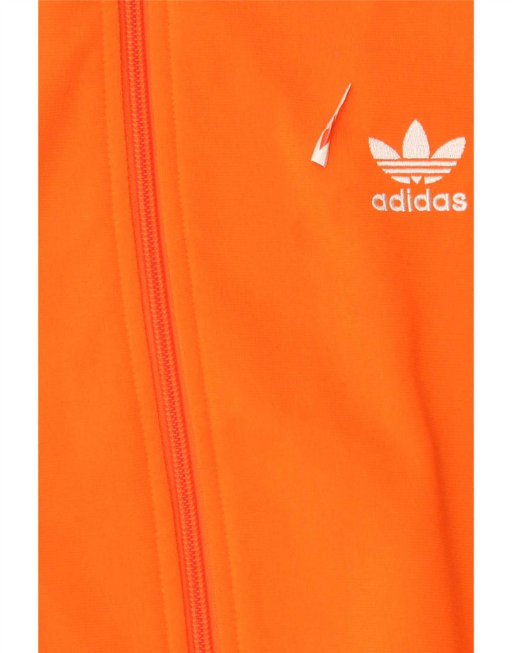 Adidas muška trenirka, gornja jakna srednje narančaste boje od poliestera