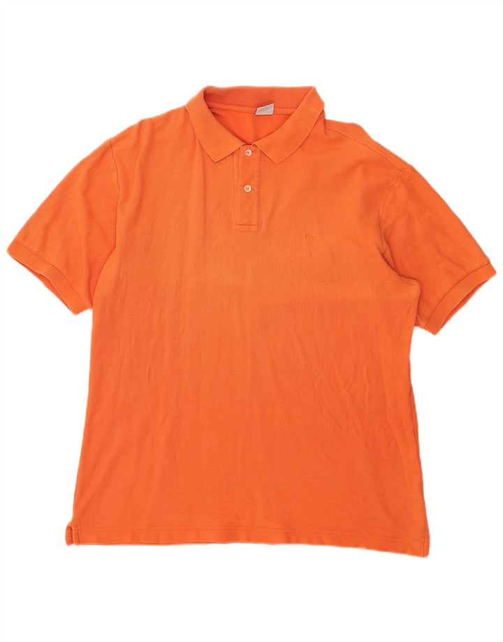Fila muška polo majica srednje narančaste pamučne boje