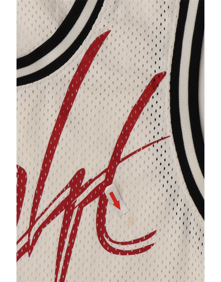 Jordan Dri Fit Graphic Vest Top Medium White