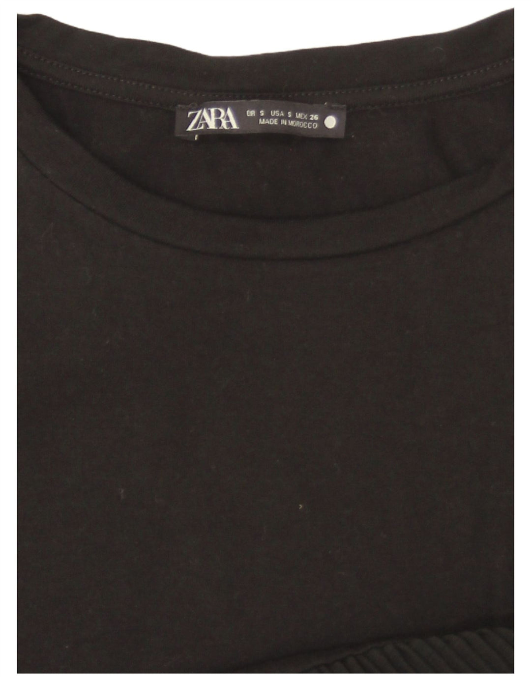 Zara ženska majica kratkih rukava UK 10 Small Black