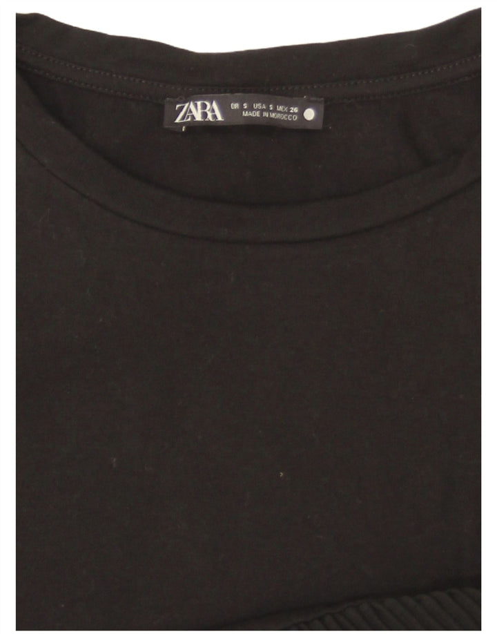 Zara ženska majica kratkih rukava UK 10 Small Black