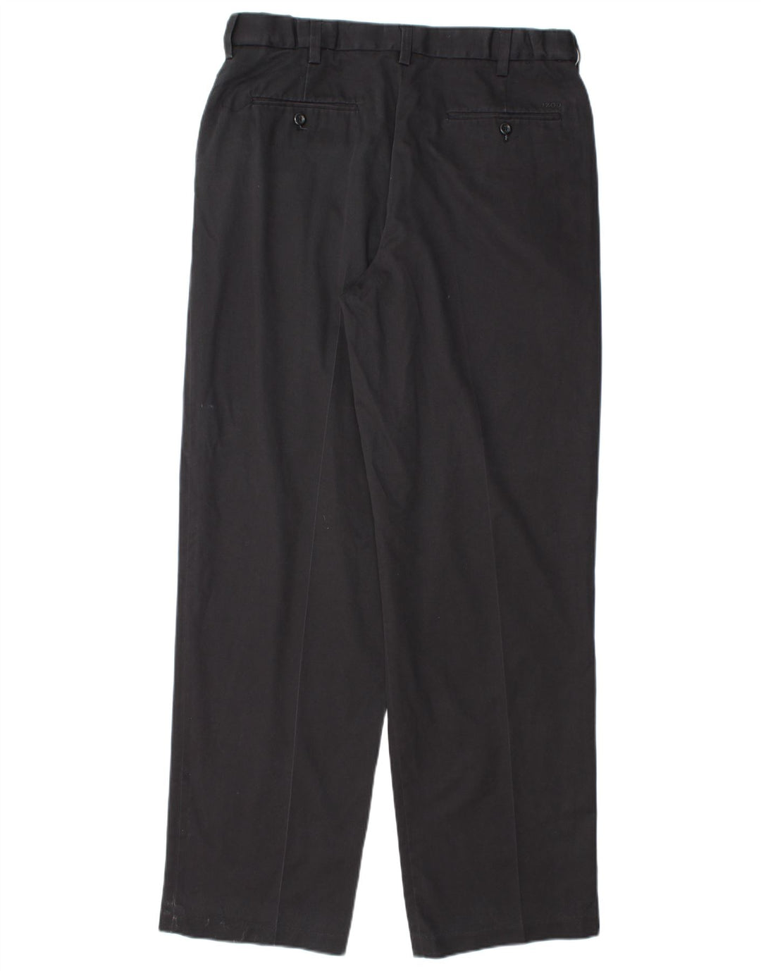 IZOD Muške ravne chino hlače W34 L34 tamnoplavi pamuk