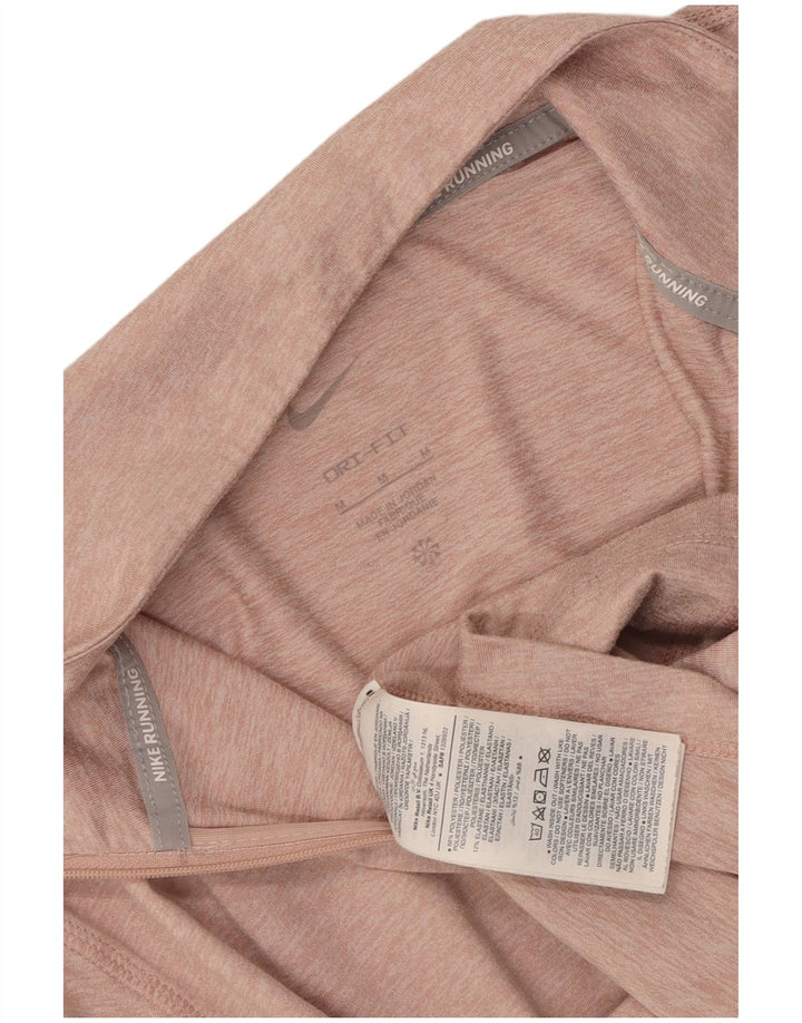 Nike Ženska trenirka Dri Fit Zip Neck Top UK 14 Srednje ružičasta