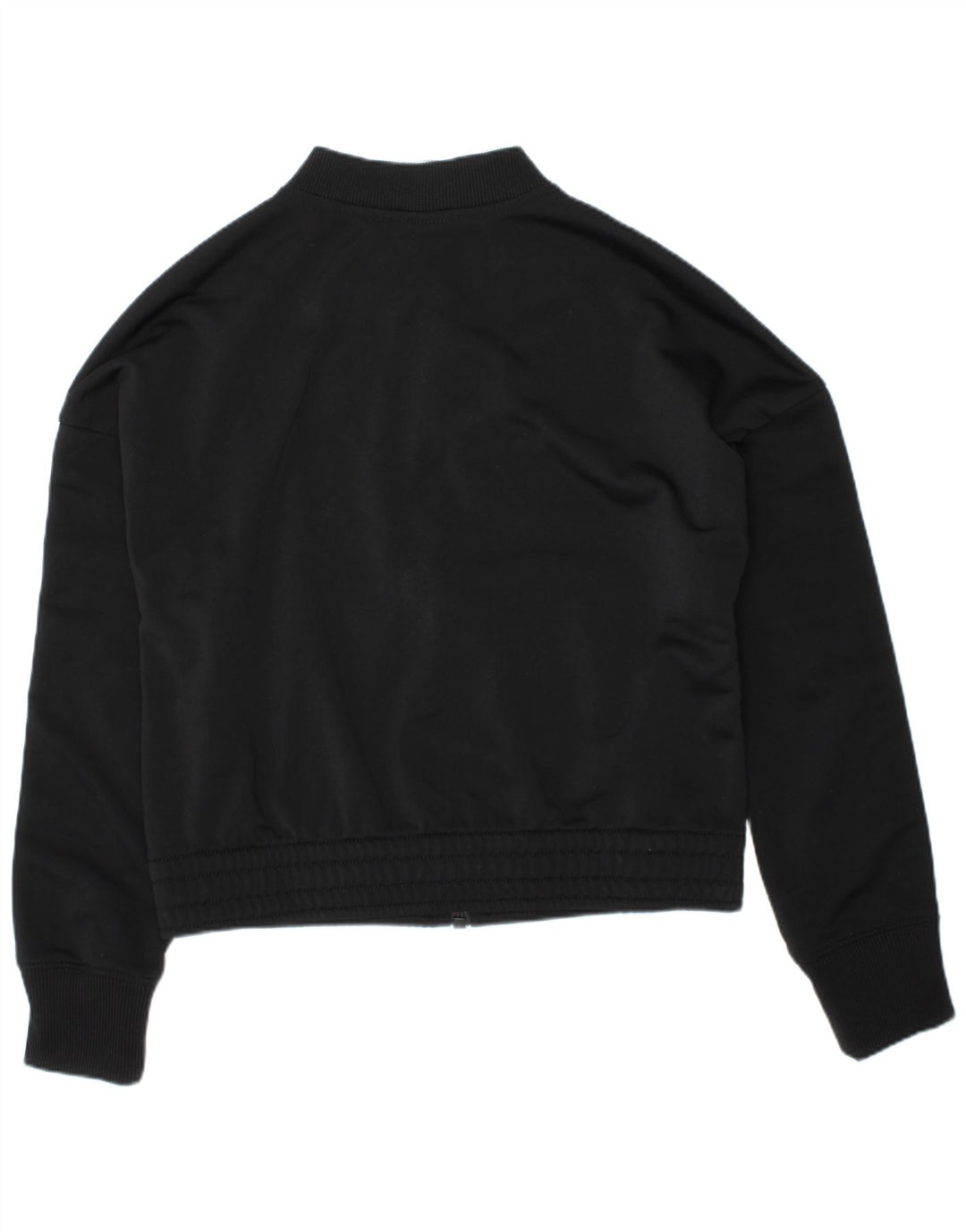 NIKE Boys Tracksuit Top Jacket 9-10 Years Medium  Black Colourblock