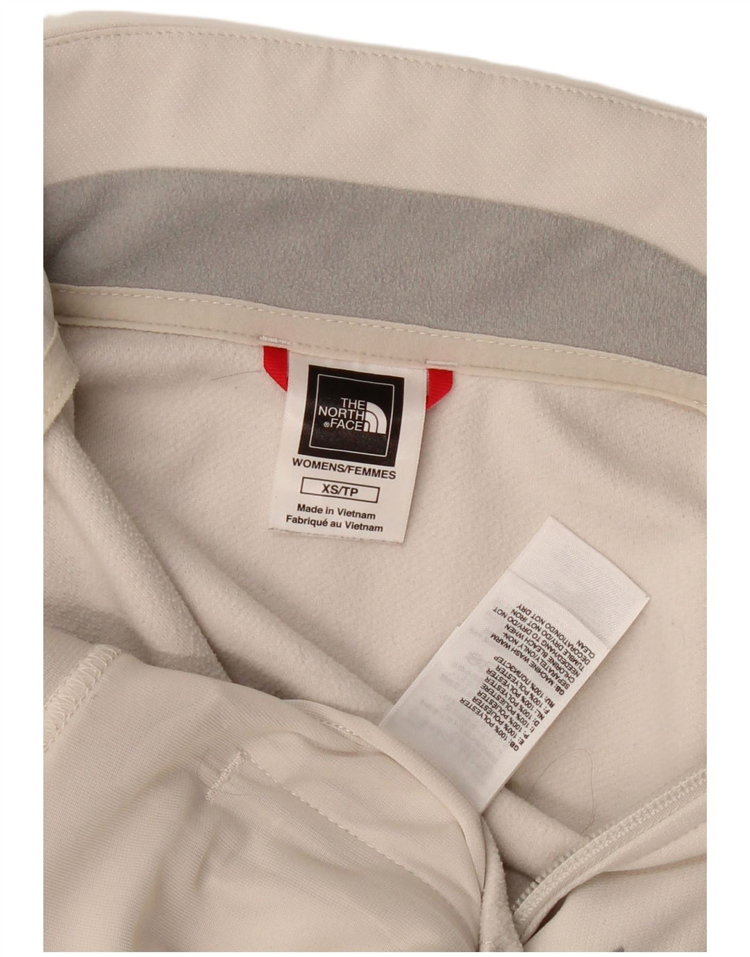 The North Face ženska gornja jakna trenirke UK 6 XS bijeli poliester