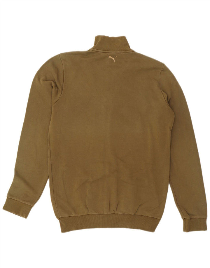 PUMA Boys Trenirka Gornja jakna 15-16 godina kaki pamuk