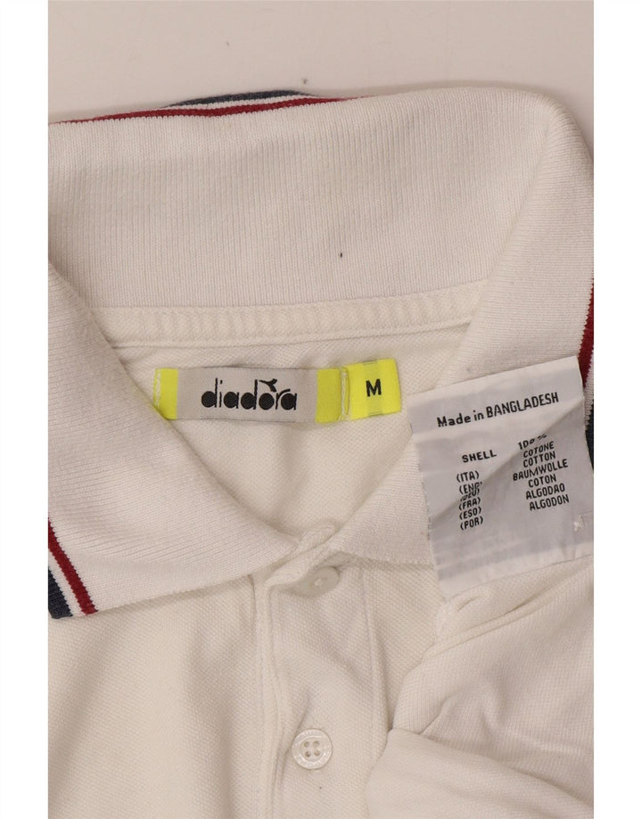 DIADORA Muška polo majica Srednje bijeli pamuk