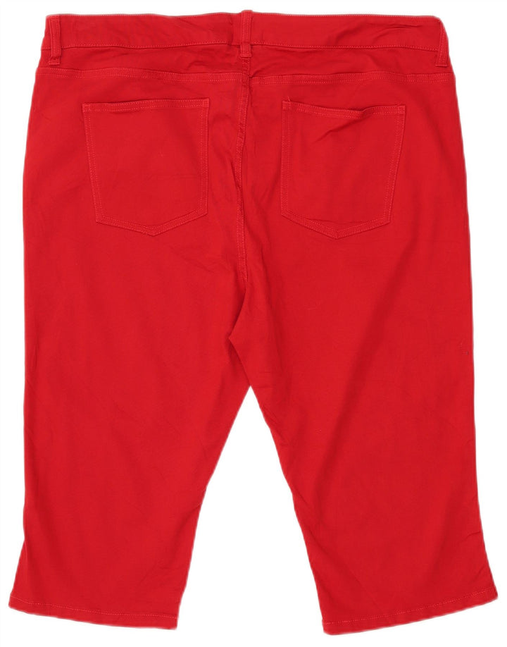 CHAPS Ženske bermude US 18 2XL W38 Crveni pamuk