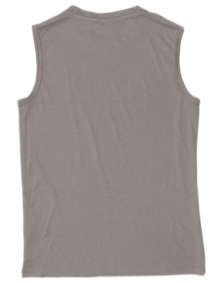 Puma Boys Graphic Vest Top 10-11 Years Medium Gray Poliester
