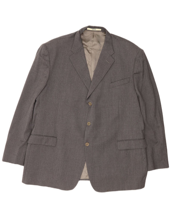 Ferre Mens Ittierre 2-dijelno odijelo s 3 gumba UK 44 2XL W42 L31 Siva vuna