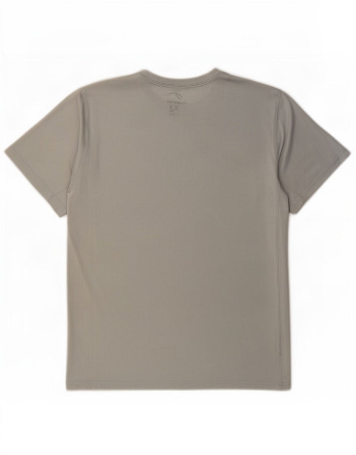 Nike Dri Fit Graphic T-Shirt Top srednje sivi poliester