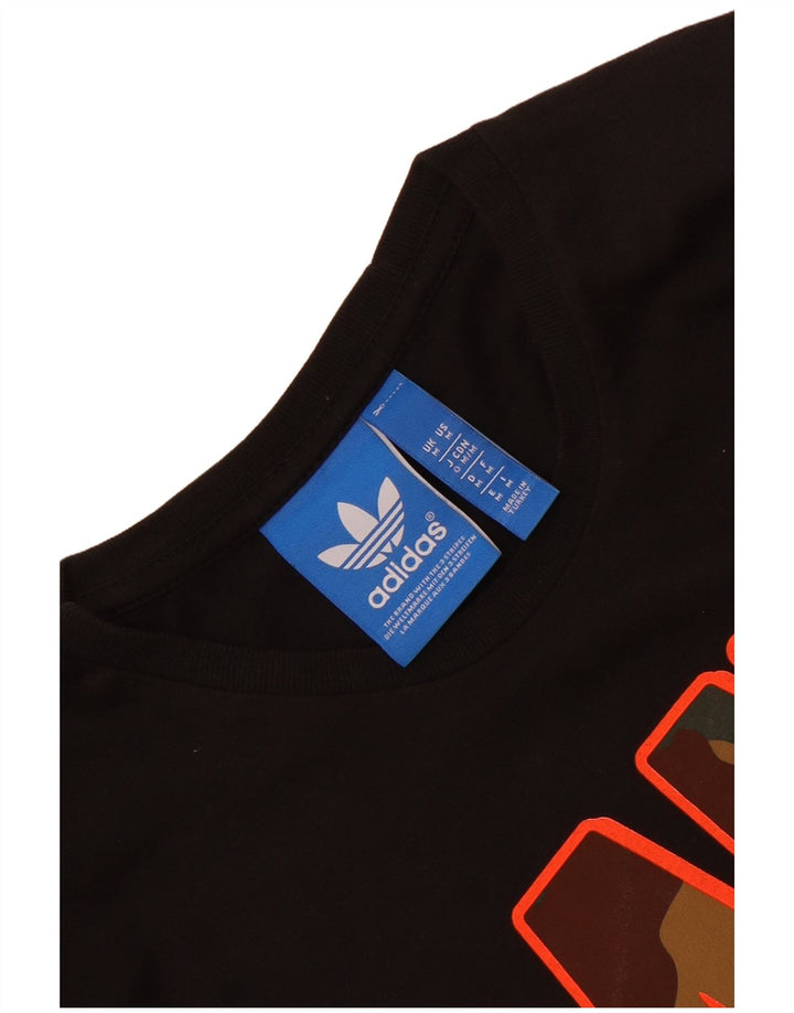 Adidas muška majica s grafičkim motivima srednje crna