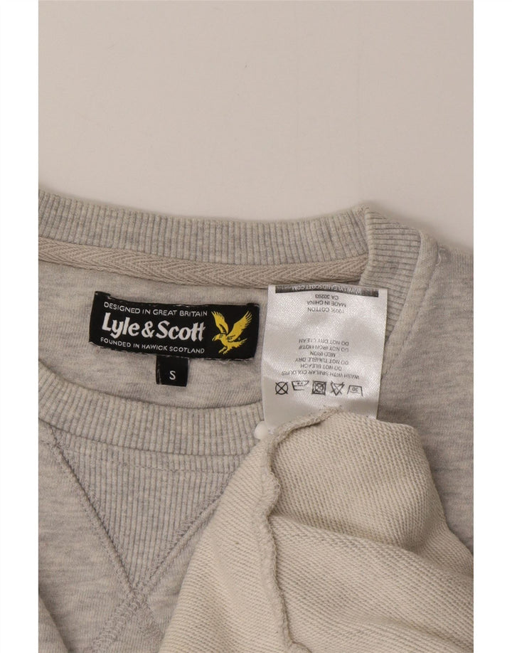 LYLE & SCOTT Muška majica s kratkim rukavima Mali sivi flekasti pamuk